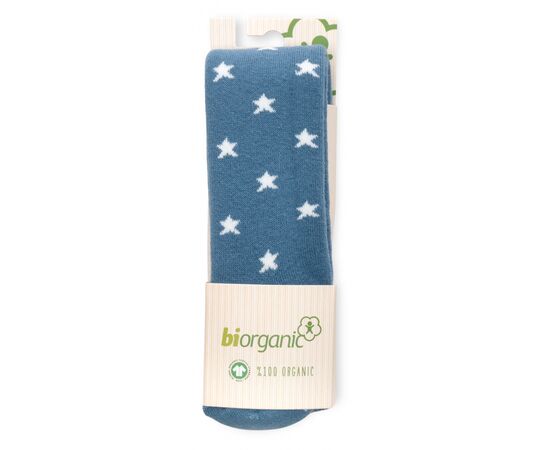 Колготки Bibaby махровые со звездочками (68379-68-bluewhite)