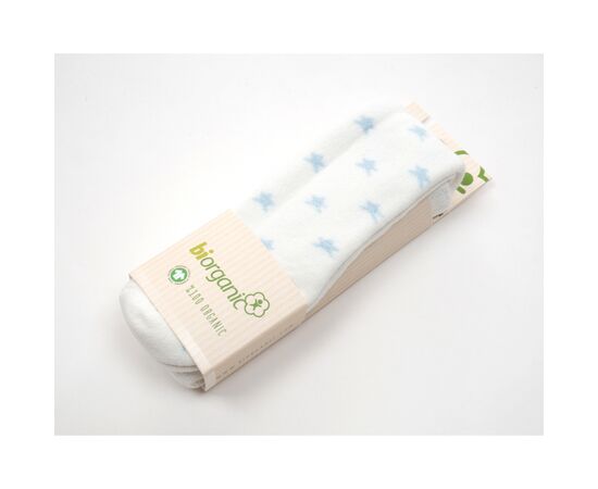 Колготки Bibaby махрові із зірочками (68379-80-whiteblue), зображення 2 Колготки Bibaby махрові із зірочками (68379-80-whiteblue), зображення 2