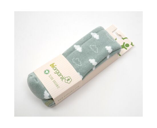 Колготки Bibaby махровые с тучками (68379-86-mintwhite), изображение 2