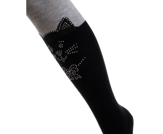Колготки UCS Socks с котиками из страз (M0C0302-2053-3G-grayblack), изображение 2 Колготки UCS Socks с котиками из страз (M0C0302-2053-3G-grayblack), изображение 2