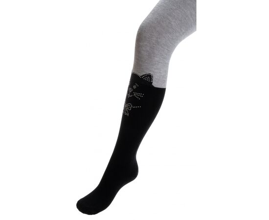 Колготки UCS Socks з котиками зі страз (M0C0302-2053-7G-grayblack)