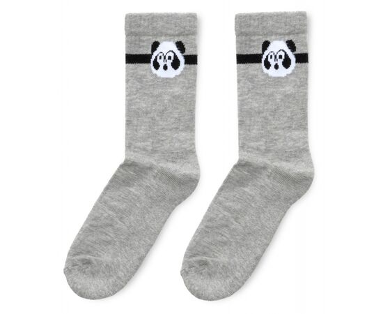 Шкарпетки Bross з махровою ступнею з пандою (23469-2B-darkgray)