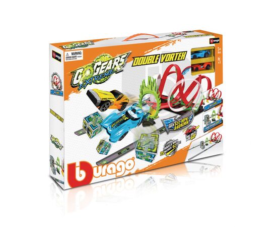 Автотрек Bburago GoGears Extreme Двойной вихрь (18-30532), изображение 2 Автотрек Bburago GoGears Extreme Двойной вихрь (18-30532), изображение 2