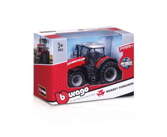 Спецтехника Bburago Трактор Massey Ferguson 8740S 10 см (18-31613), изображение 4 Спецтехника Bburago Трактор Massey Ferguson 8740S 10 см (18-31613), изображение 4