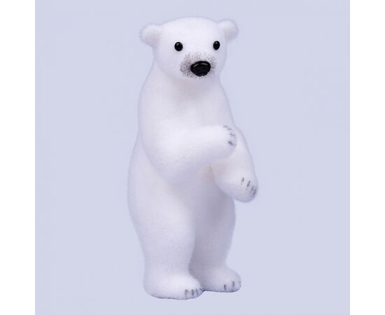 Новогодняя фигурка YES! Fun Медведь новогодний 23*9*23 см, белый (973600)