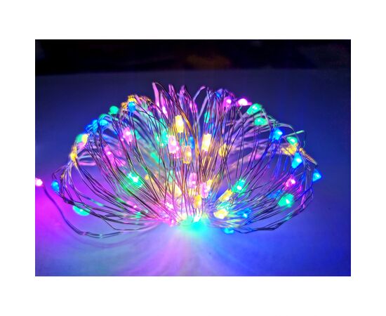 Гірлянда Novogod`ko нитка на мідному дроті, 100 LED, Color, 10 м, статичне (973781)