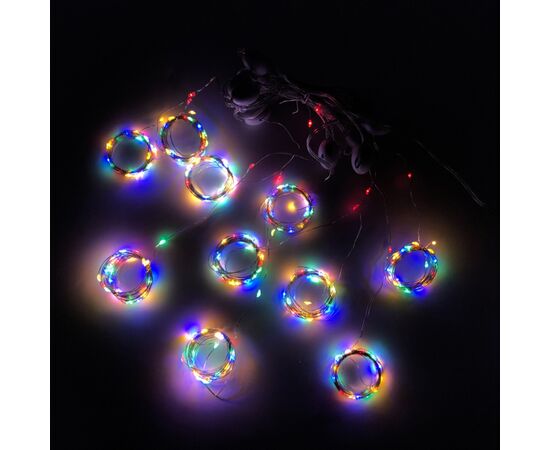 Гірлянда Novogod`ko штора на мідн.дроті, 280 LED, Color, 3*2,8 м (974224)