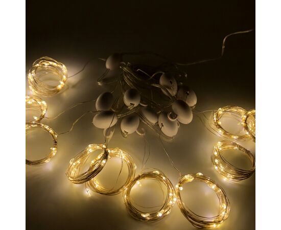 Гирлянда Novogod`ko штора на медной проволке, 280 LED, тепл.бел., 3*2,8 м (974223)