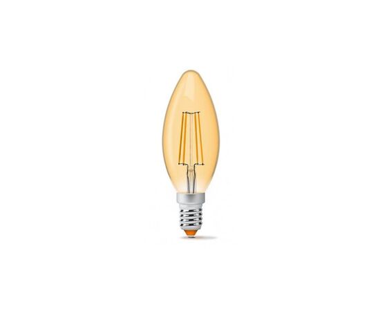 Лампочка TITANUM Filament C37 4W E14 2200K бронза (TLFC3704142A), изображение 2 Лампочка TITANUM Filament C37 4W E14 2200K бронза (TLFC3704142A), изображение 2