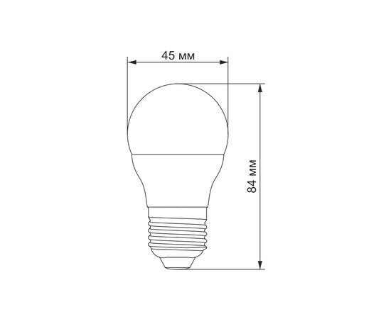 Лампочка TITANUM Filament G45 4W E27 4100K (TLFG4504274), изображение 3 Лампочка TITANUM Filament G45 4W E27 4100K (TLFG4504274), изображение 3