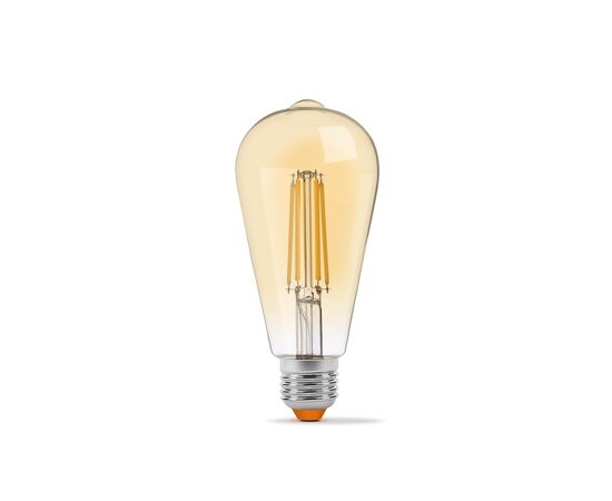 Лампочка Videx Filament ST64FA 10W E27 2200K бронза (VL-ST64FA-10272), изображение 2 Лампочка Videx Filament ST64FA 10W E27 2200K бронза (VL-ST64FA-10272), изображение 2