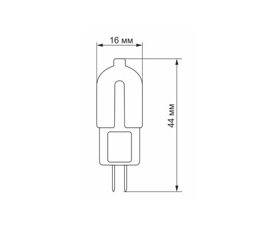 Лампочка Videx G4C 12V 2W G4 4100K (VL-G4C-02124), изображение 3 Лампочка Videx G4C 12V 2W G4 4100K (VL-G4C-02124), изображение 3