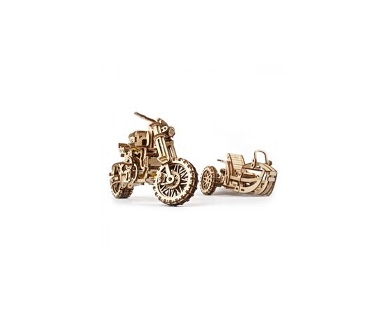 Конструктор Ugears Мотоцикл Scramber с коляской (6336921), изображение 4 Конструктор Ugears Мотоцикл Scramber с коляской (6336921), изображение 4