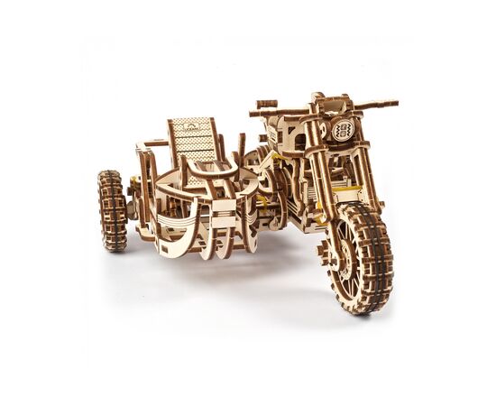 Конструктор Ugears Мотоцикл Scramber с коляской (6336921)