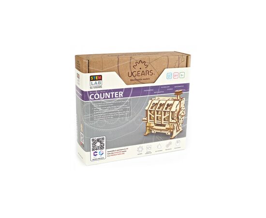 Конструктор Ugears Stem Lab Счетчик (6336752), изображение 4 Конструктор Ugears Stem Lab Счетчик (6336752), изображение 4