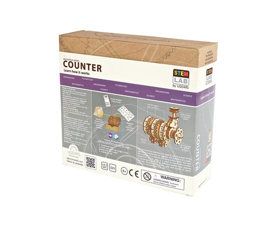 Конструктор Ugears Stem Lab Счетчик (6336752), изображение 5 Конструктор Ugears Stem Lab Счетчик (6336752), изображение 5