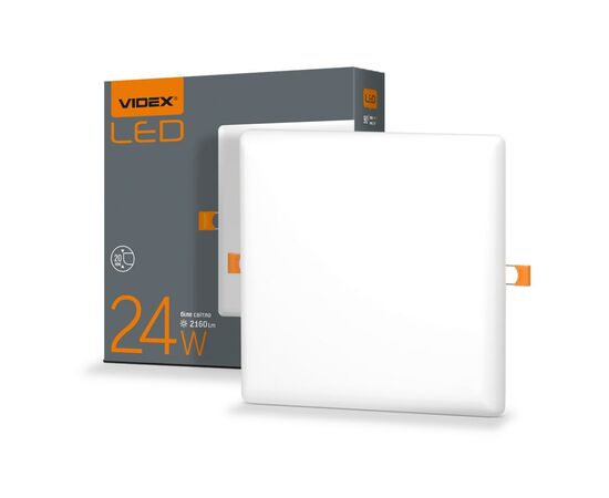 Светильник Videx LED 24W 4100K (VL-DLFS-244), изображение 2 Светильник Videx LED 24W 4100K (VL-DLFS-244), изображение 2