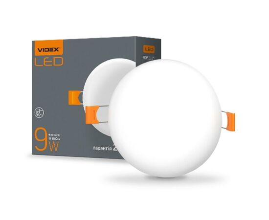 Светильник Videx LED 9W 4100K 220V (VL-DLFR-094), изображение 2 Светильник Videx LED 9W 4100K 220V (VL-DLFR-094), изображение 2