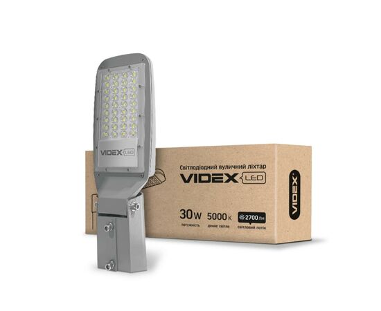 Светильник Videx LED уличный 30W 5000K 220V (VL-SLe13-305G), изображение 2 Светильник Videx LED уличный 30W 5000K 220V (VL-SLe13-305G), изображение 2