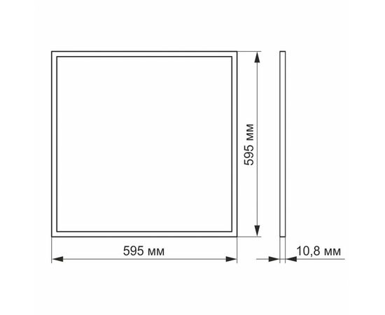 Світильник TITANUM LED панель 40W 6200K 220V (VL-P406W), зображення 3 Світильник TITANUM LED панель 40W 6200K 220V (VL-P406W), зображення 3