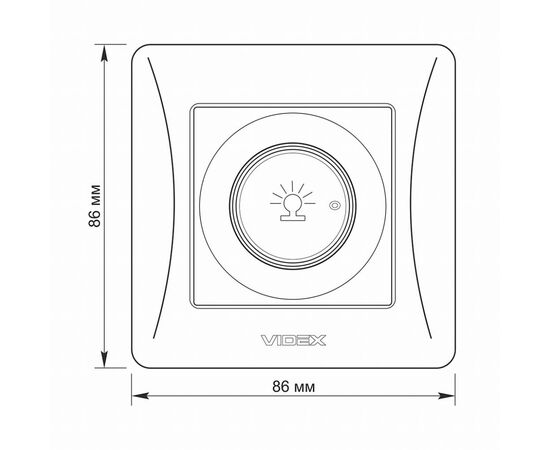 Светорегулятор Videx BINERA 600Вт кремовый (VF-BNDM600-CR), изображение 5 Светорегулятор Videx BINERA 600Вт кремовый (VF-BNDM600-CR), изображение 5