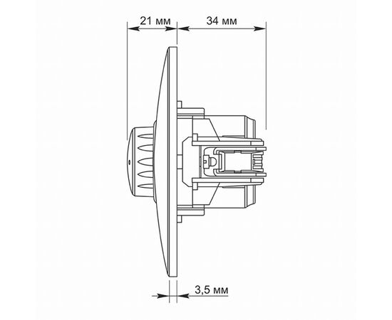 Светорегулятор Videx BINERA 600Вт кремовый (VF-BNDM600-CR), изображение 6 Светорегулятор Videx BINERA 600Вт кремовый (VF-BNDM600-CR), изображение 6