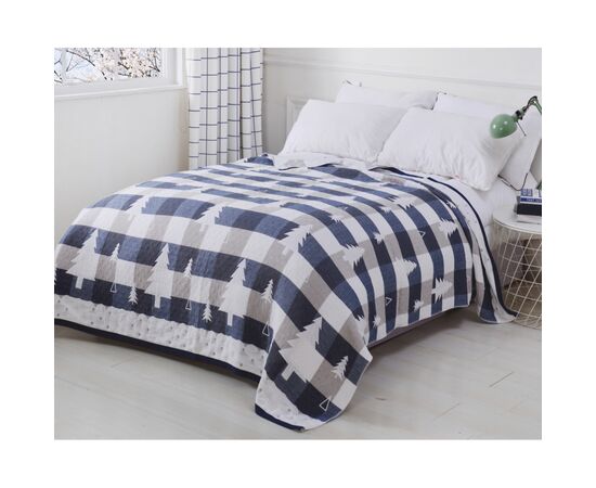Покривало Home Line Ялинка 150х200 Синє (137647)