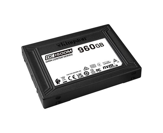 Накопитель SSD U.2 2.5" 960GB Kingston (SEDC1500M/960G), изображение 2 Накопитель SSD U.2 2.5" 960GB Kingston (SEDC1500M/960G), изображение 2