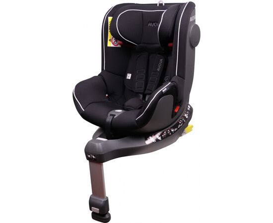 Автокрісло Avova Swan-Fix 0-25 кг Pearl Black (4260621466098)