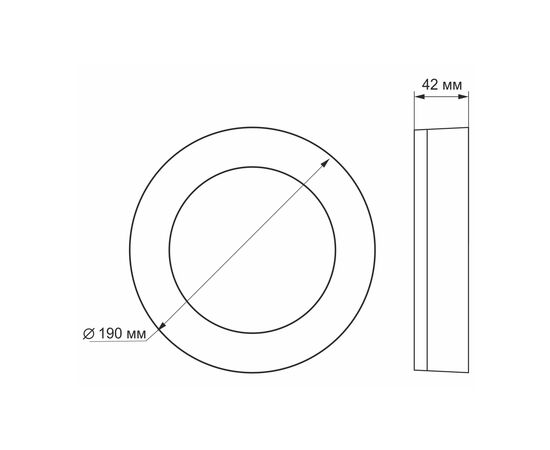 Светильник Videx LED ART IP65  15W 5000K (VL-BHFR-155), изображение 3 Светильник Videx LED ART IP65  15W 5000K (VL-BHFR-155), изображение 3