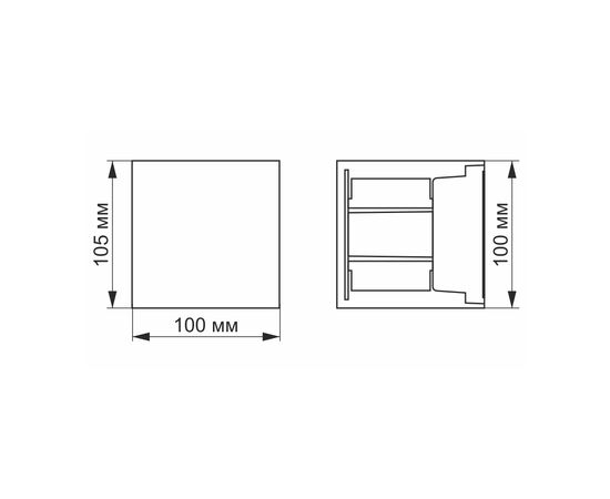 Светильник Videx LED AR04 IP54  6W 2700K (VL-AR04-062W), изображение 3 Светильник Videx LED AR04 IP54  6W 2700K (VL-AR04-062W), изображение 3