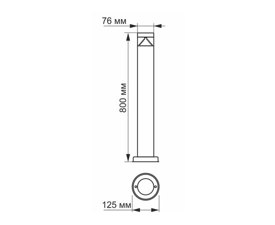Светильник Videx LED  AR05 IP54 3W 2700K (VL-AR05-03082S), изображение 3 Светильник Videx LED  AR05 IP54 3W 2700K (VL-AR05-03082S), изображение 3