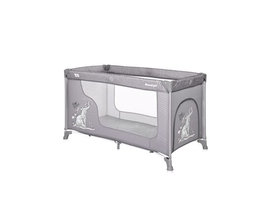 Дитячий манеж Bertoni/Lorelli MOONLIGHT 1L grey fun