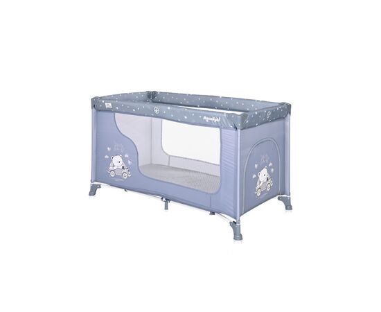 Дитячий манеж Bertoni/Lorelli MOONLIGHT 1L silver blue