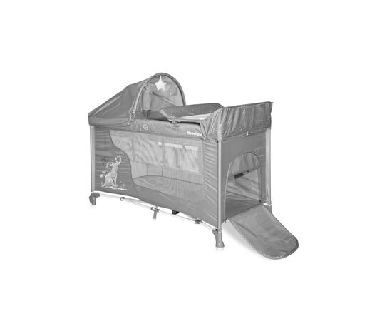 Детский манеж Bertoni/Lorelli MOONLIGHT 2L R grey fun, изображение 3 Детский манеж Bertoni/Lorelli MOONLIGHT 2L R grey fun, изображение 3