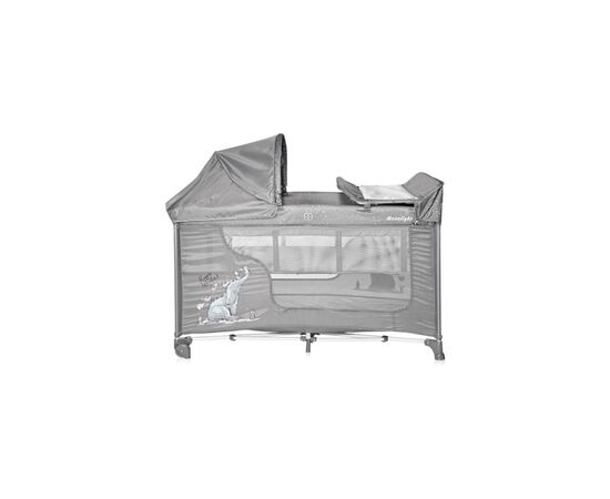 Дитячий манеж Bertoni/Lorelli MOONLIGHT 2L R grey fun