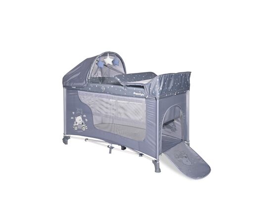 Детский манеж Bertoni/Lorelli MOONLIGHT 2L R silver bl, изображение 3 Детский манеж Bertoni/Lorelli MOONLIGHT 2L R silver bl, изображение 3
