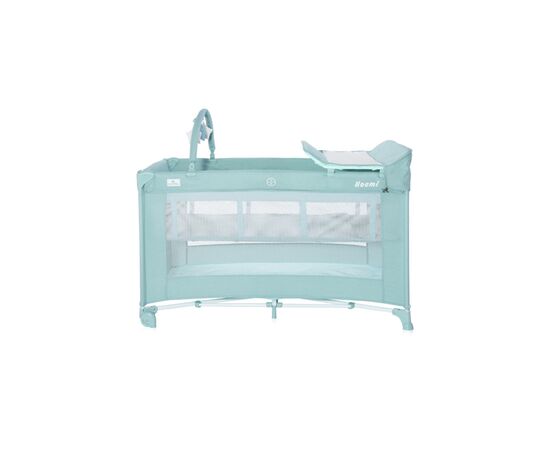 Детский манеж Bertoni/Lorelli NOEMI 2L+ blue surf tedd, изображение 2 Детский манеж Bertoni/Lorelli NOEMI 2L+ blue surf tedd, изображение 2