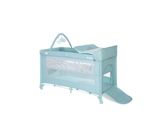 Детский манеж Bertoni/Lorelli NOEMI 2L+ blue surf tedd, изображение 3 Детский манеж Bertoni/Lorelli NOEMI 2L+ blue surf tedd, изображение 3