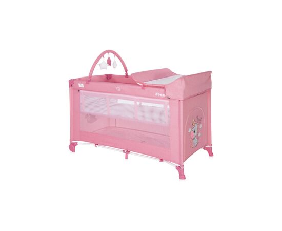 Дитячий манеж Bertoni/Lorelli NOEMI 2L+ rose velvet un
