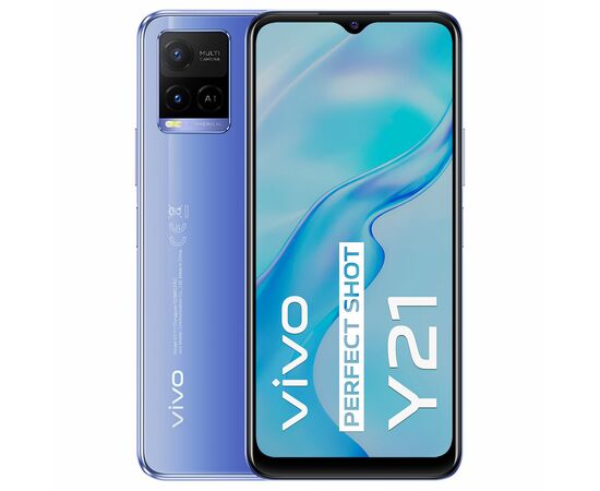 Мобильный телефон Vivo Y21 4/64GB Metallic Blue, изображение 7 Мобильный телефон Vivo Y21 4/64GB Metallic Blue, изображение 7