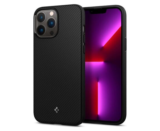 Чехол для моб. телефона Spigen Spigen Apple Iphone 13 Pro Max Mag Armor, Matte Black (ACS03226), изображение 10 Чехол для моб. телефона Spigen Spigen Apple Iphone 13 Pro Max Mag Armor, Matte Black (ACS03226), изображение 10