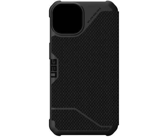 Чохол до моб. телефона Uag Apple Iphone 13 Metropolis, Kevlar BLACK (113176113940), зображення 7 Чохол до моб. телефона Uag Apple Iphone 13 Metropolis, Kevlar BLACK (113176113940), зображення 7