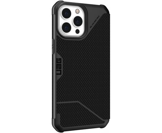 Чохол до моб. телефона Uag Apple Iphone 13 Pro Max Metropolis, Kevlar BLACK (113166113940), зображення 4
