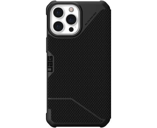 Чохол до моб. телефона Uag Apple Iphone 13 Pro Max Metropolis, Kevlar BLACK (113166113940)