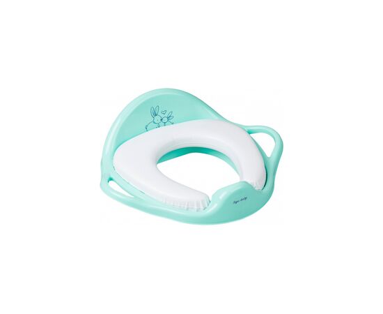 Накладка на унитаз Tega Baby Rabbits мягкая Бирюзовая (Tega KR-020 turquoise)