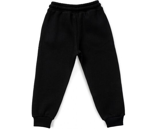 Штаны детские Cloise спортивные на флисе (CL0153018-104B-black), изображение 2 Штаны детские Cloise спортивные на флисе (CL0153018-104B-black), изображение 2