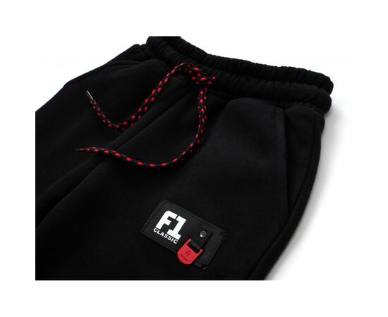 Штаны детские Cloise спортивные на флисе (CL0153018-104B-black), изображение 3 Штаны детские Cloise спортивные на флисе (CL0153018-104B-black), изображение 3
