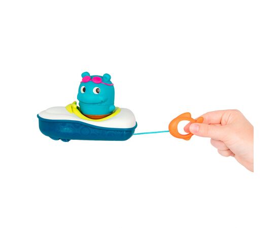 Игрушка для ванной Battat Бегемотик Плюх (LB1711Z), изображение 3 Игрушка для ванной Battat Бегемотик Плюх (LB1711Z), изображение 3