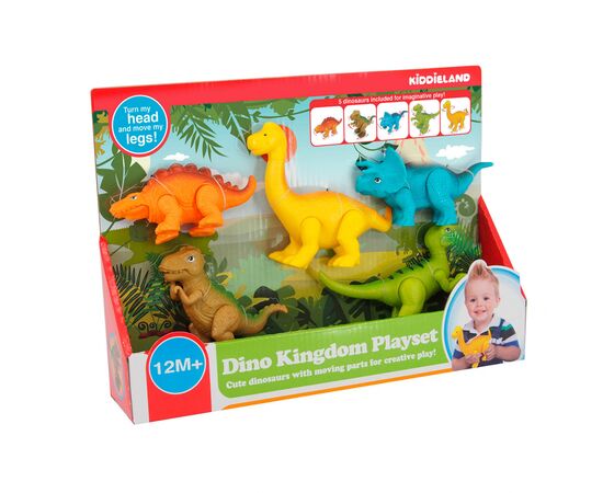 Игровой набор Kiddieland Динозаврики (060749), изображение 3 Игровой набор Kiddieland Динозаврики (060749), изображение 3